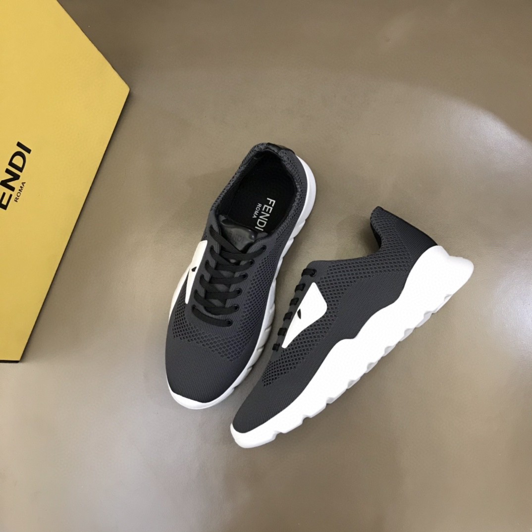 F**di Force Black Sneakers For Men