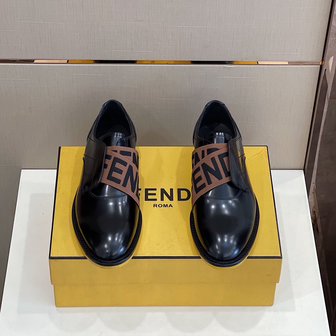 F**di Force Black/Brown Shoes For Men