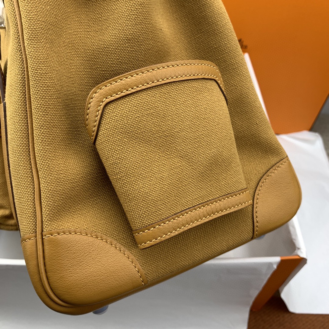 H**me5 Birkin Cargo 35 Beige, Silver Toned Hardware Bag For Women, Women’s Handbags, Shoulder Bags 13.8in/35cm