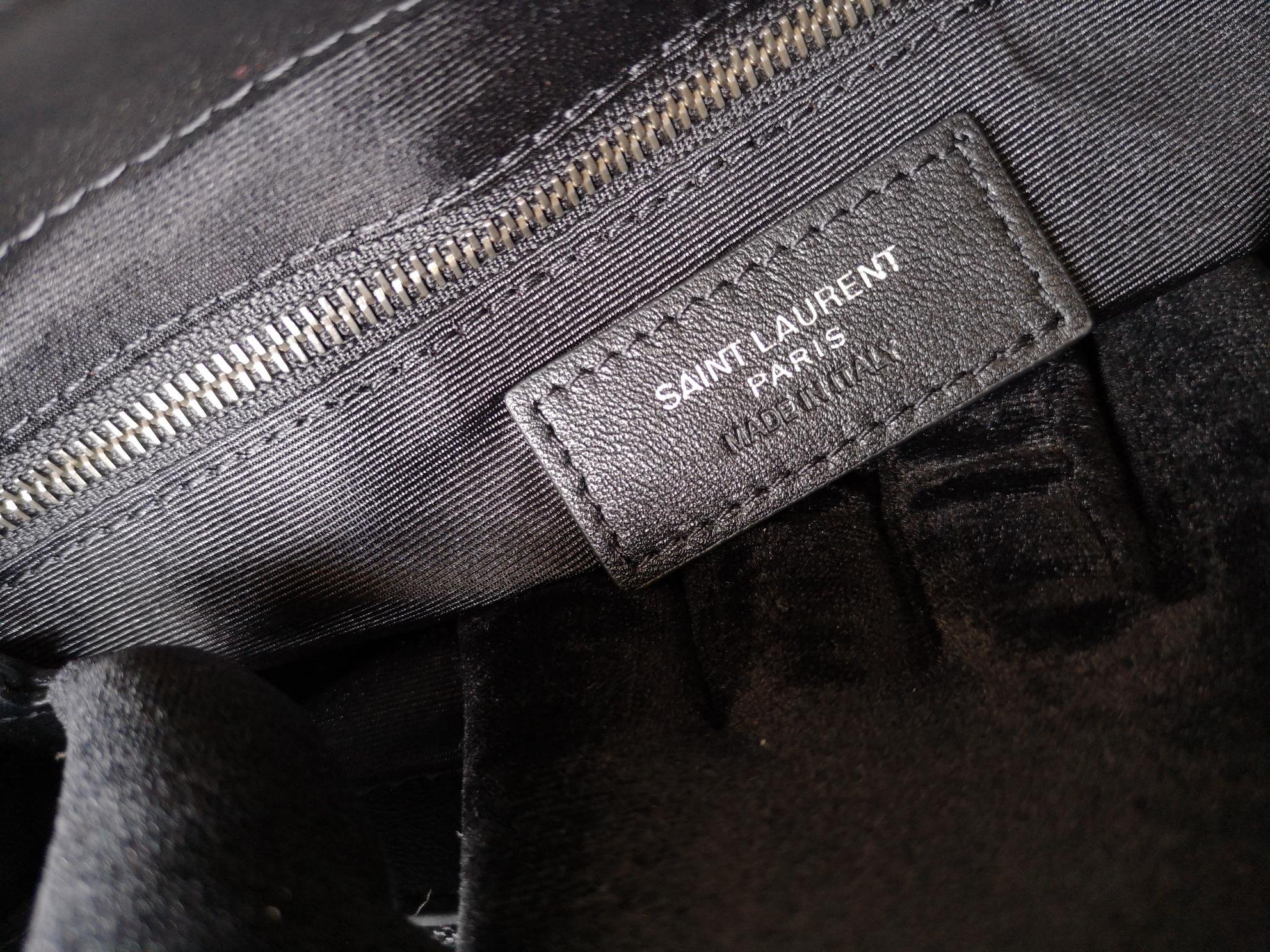 Sa1nt Lau*nt Lou Lou Medium Chain Bag Black For Women 12.6in/32cm Y51 574946DV7281000