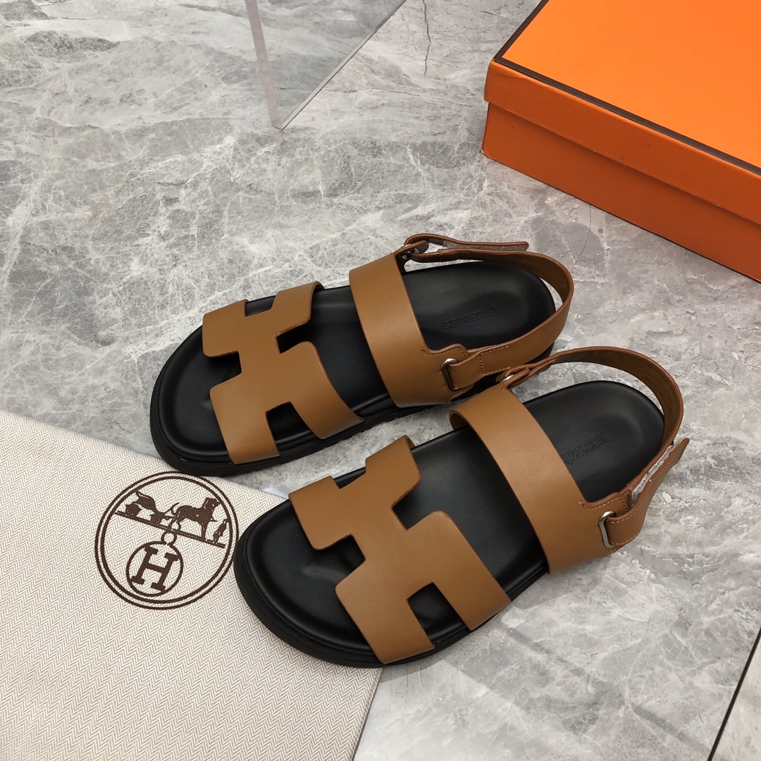 H**me5 Chypre Blanc Sandal Brown For Women