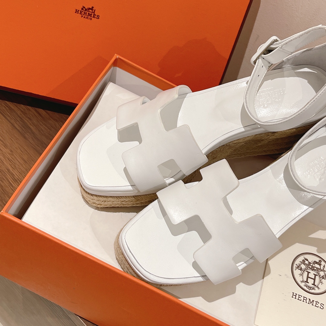 H**me5 Doll 40 Espadrilles White For Women 1.6in/4cm