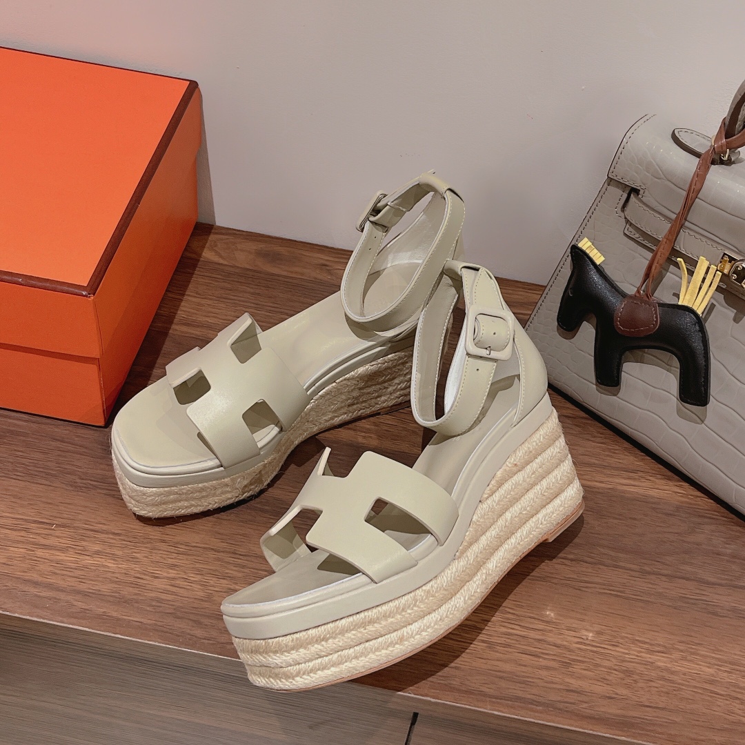 H**me5 Doll 40 Espadrilles Dark White For Women 1.6in/4cm