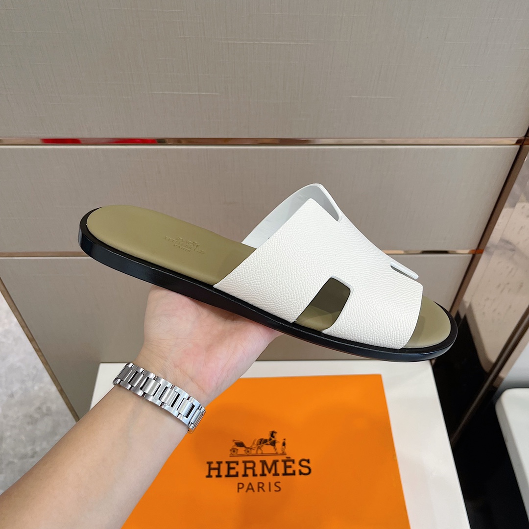 H**me5 Izmir Sandal White And Beige For Men H221824ZHF8420