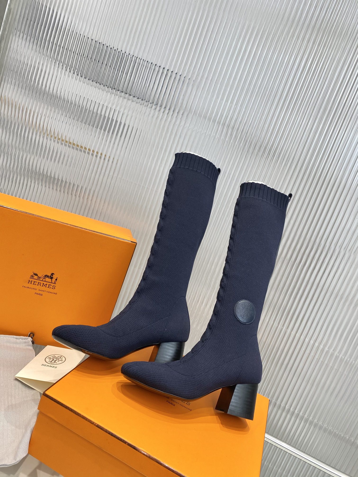 H**me5 Fontaine 60 Boots Blue For Women