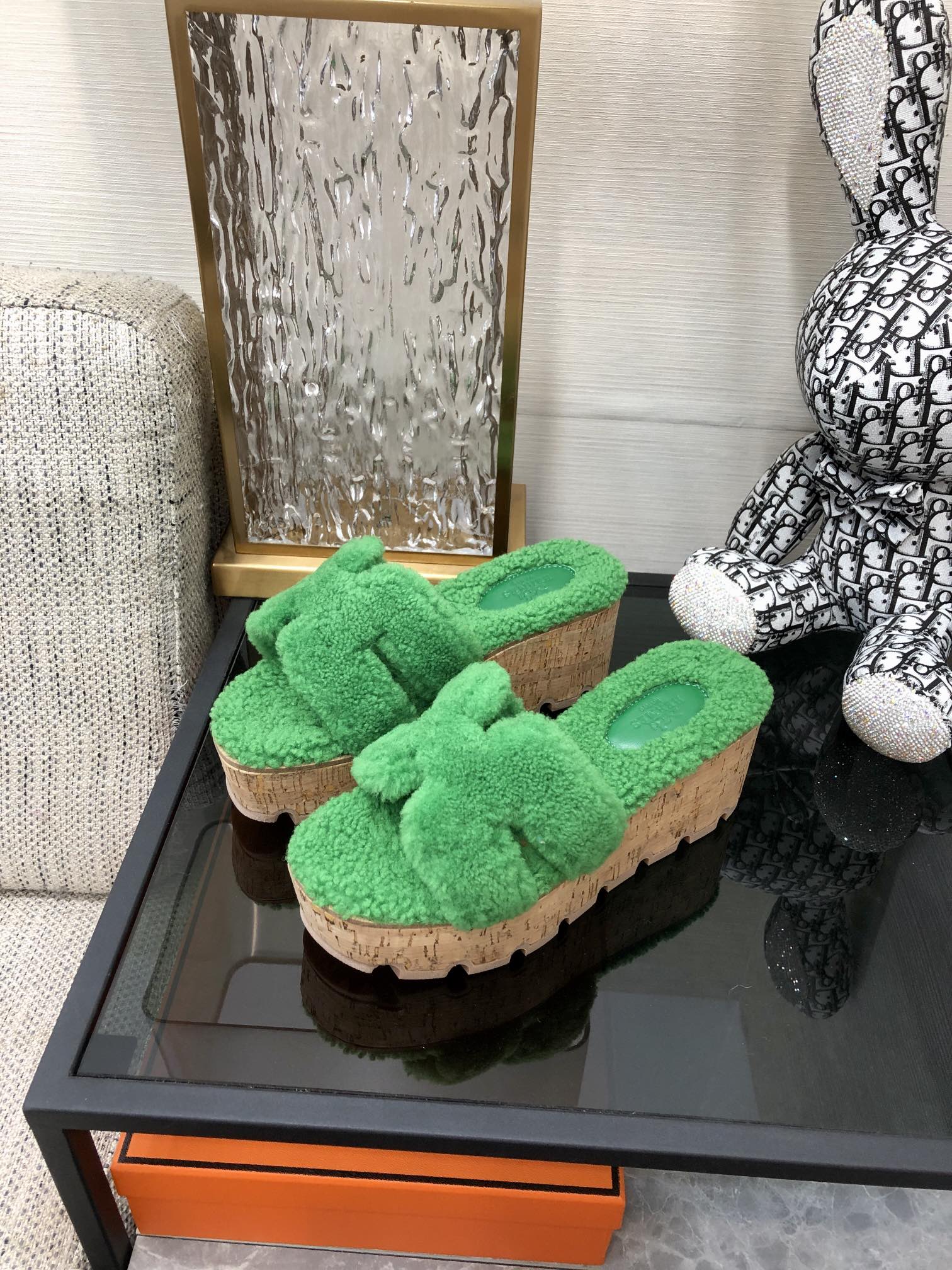 H**me5 Figari Sandal Green For Women