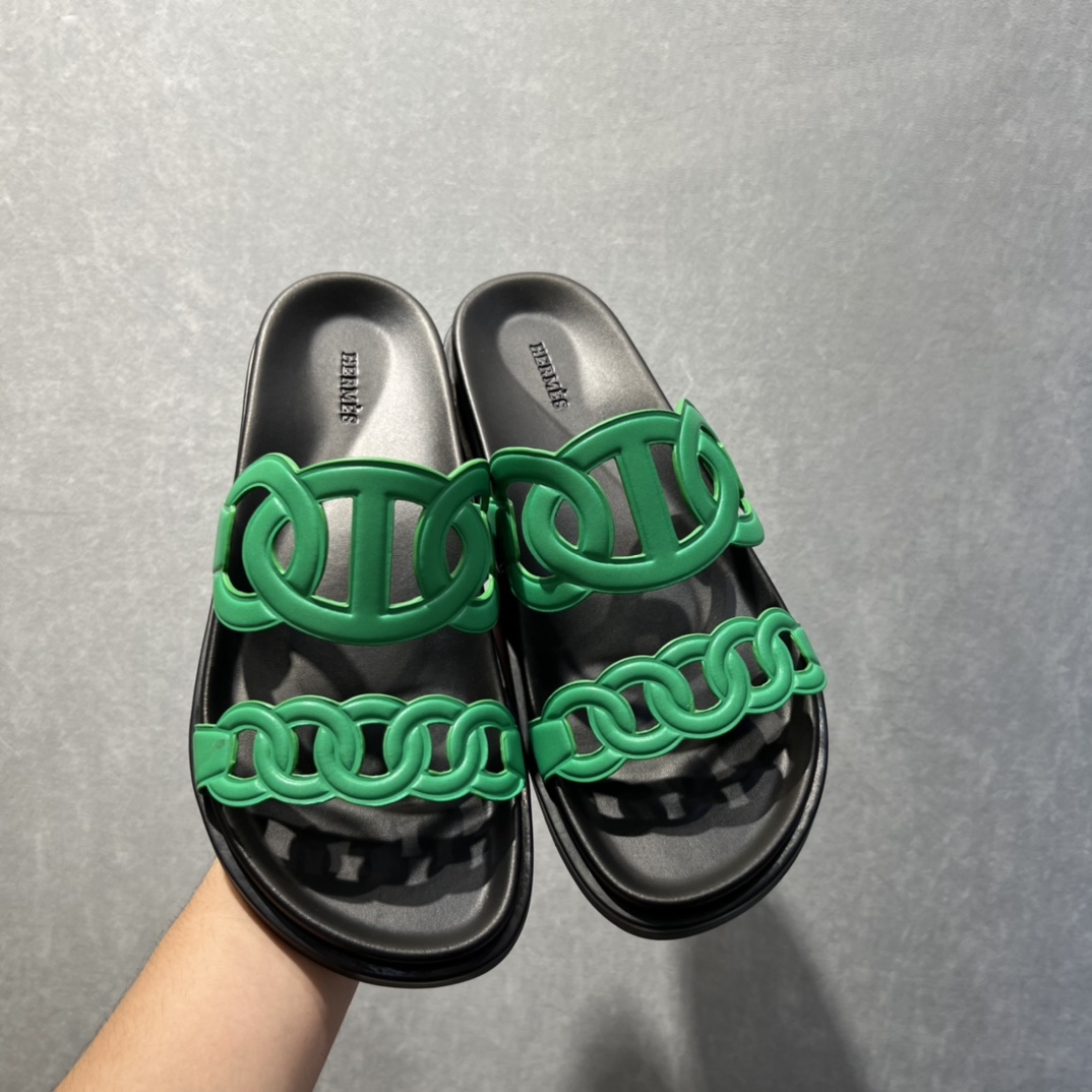 H**me5 Extra Sandals Green For Men